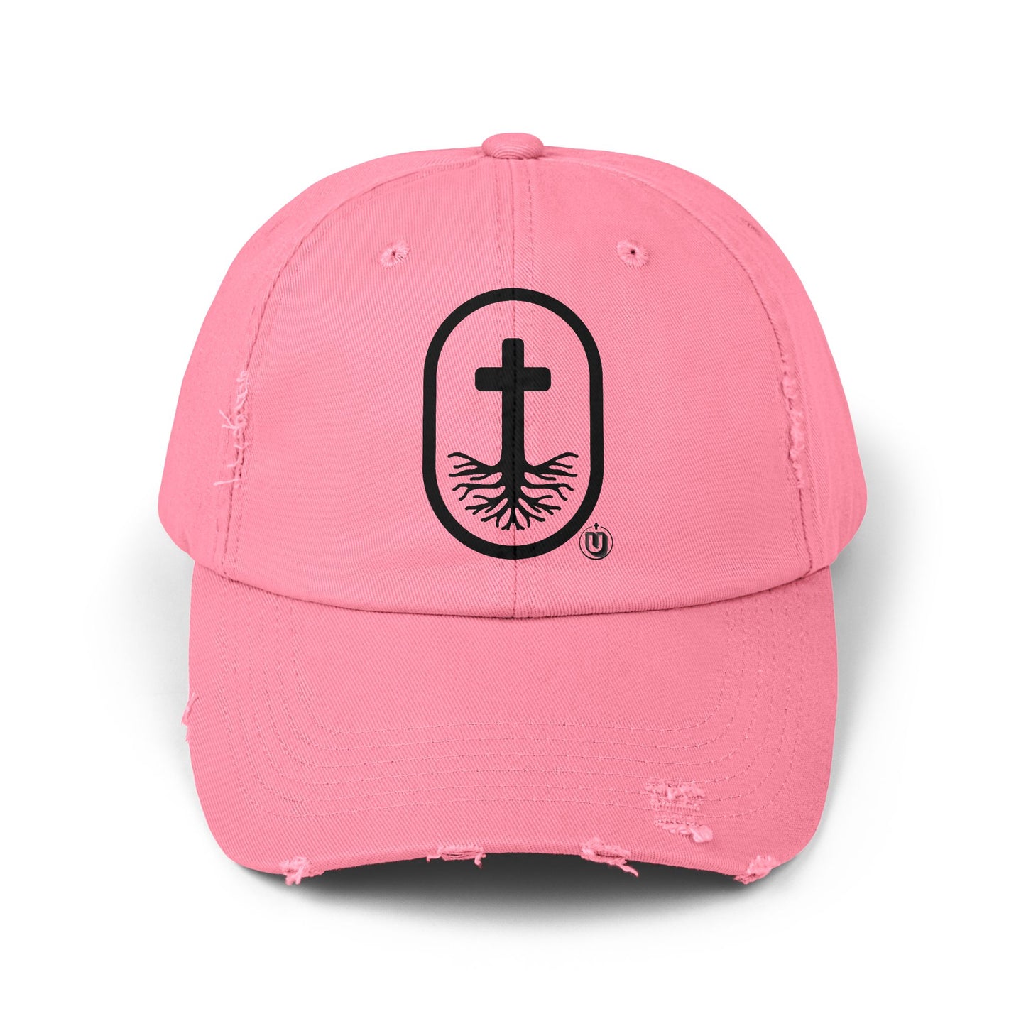 Rooted in Christ Distressed Cap