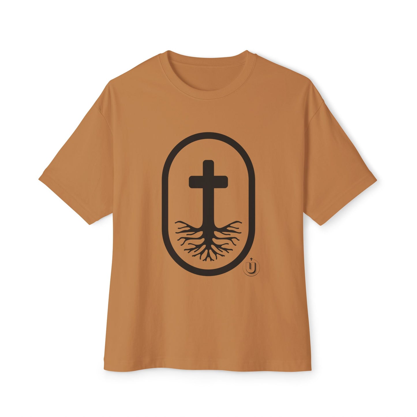 Rooted in Christ - Oversized Boxy Tee
