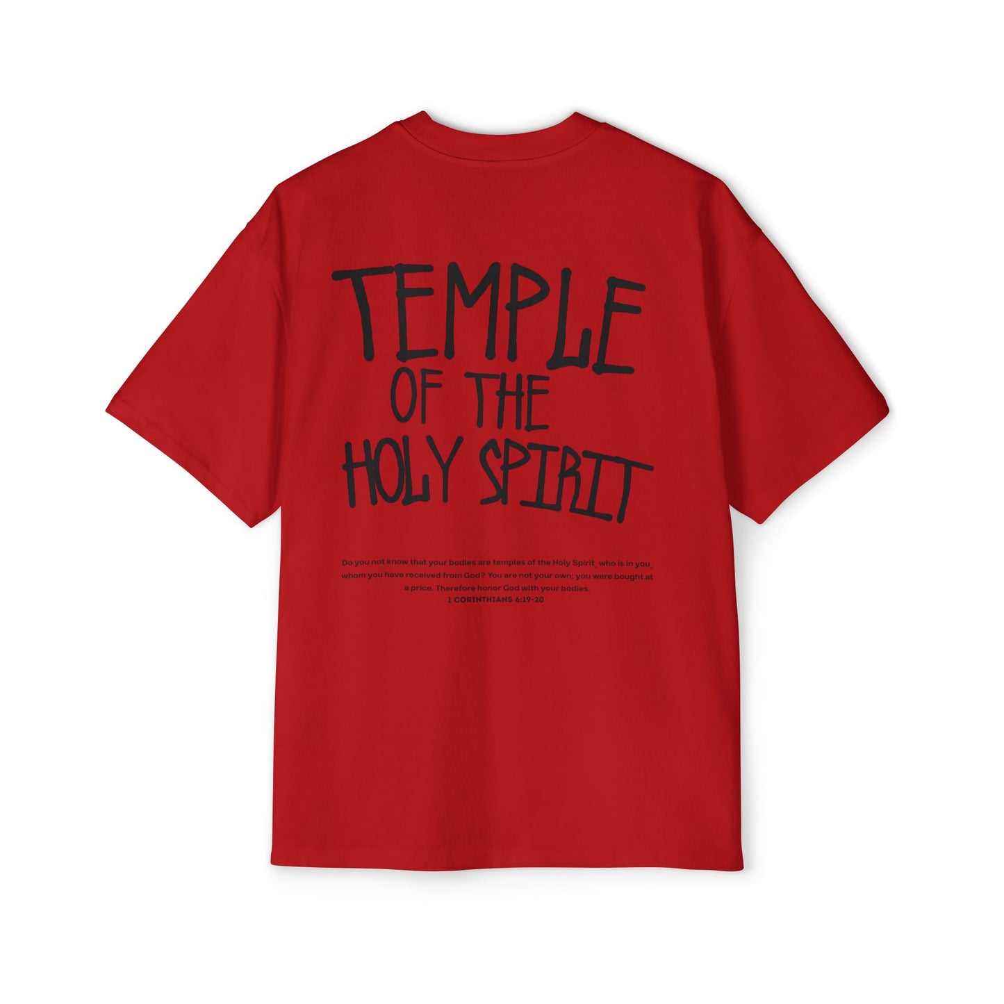 Temple of the Holy Spirit - Heavy Oversized Tee