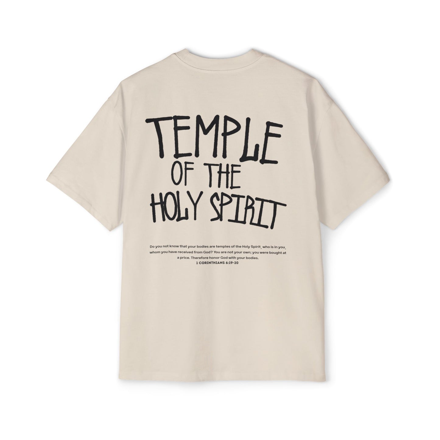 Temple of the Holy Spirit - Heavy Oversized Tee