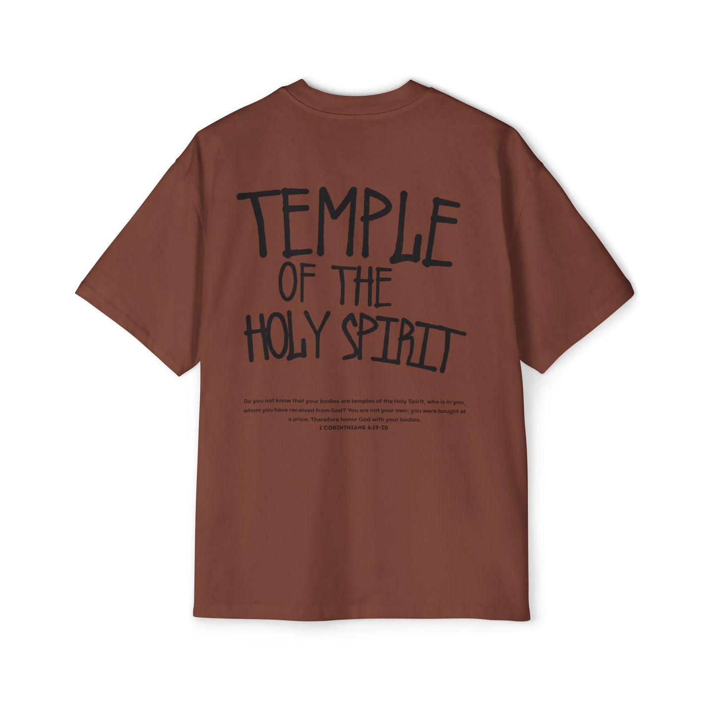 Temple of the Holy Spirit - Heavy Oversized Tee