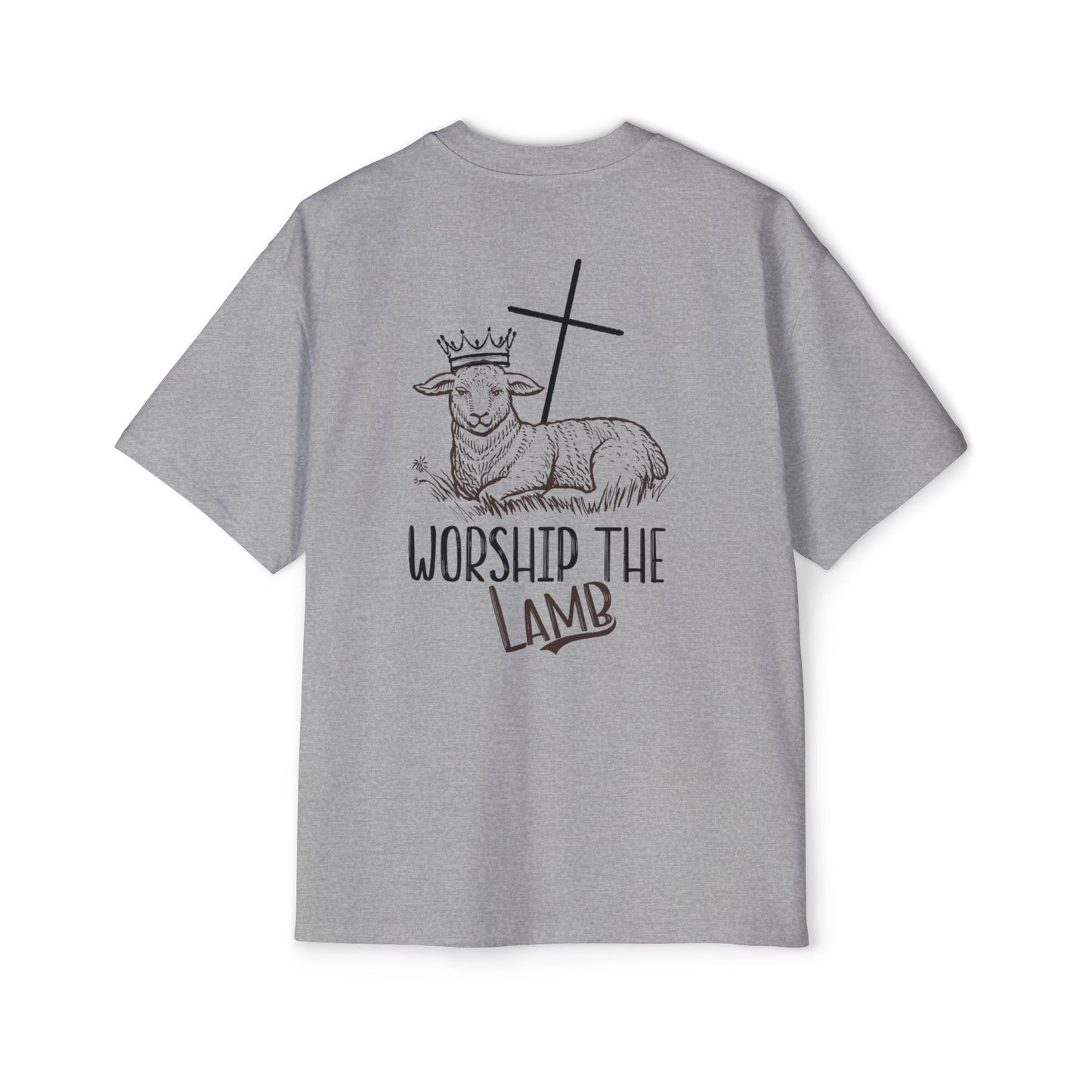 Worship the Lamb - Heavy Oversized Tee