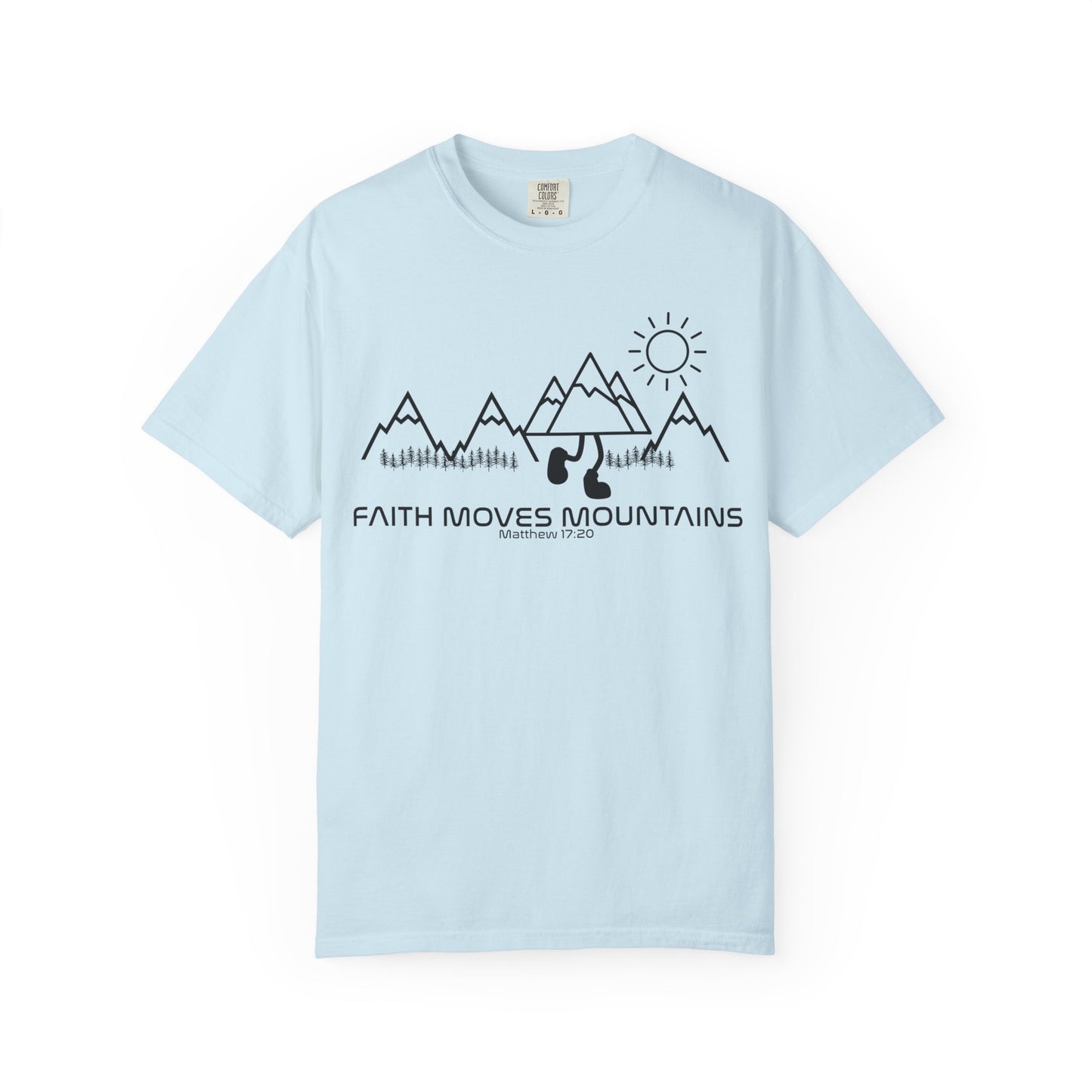 Faith Moves Mountains - Garment-dyed Tee