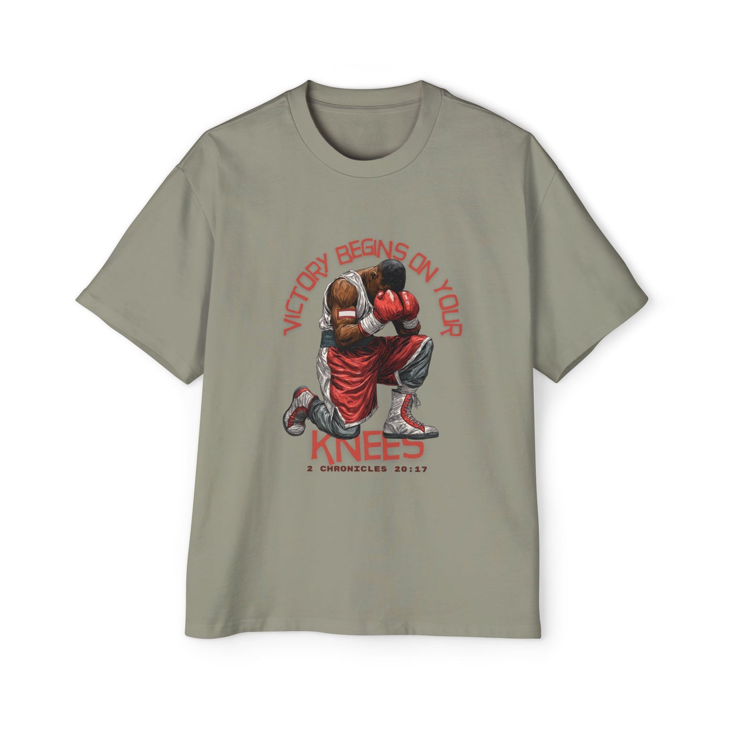 Victory on our Knees - Heavy Oversized Tee