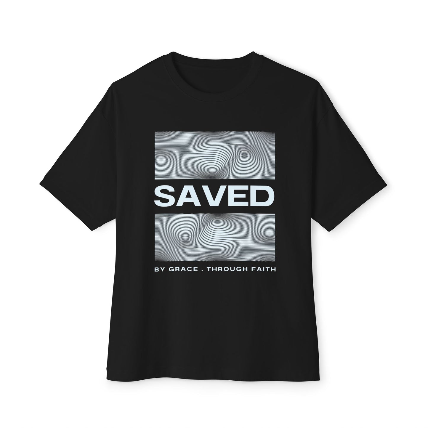 'Saved' Design Oversized Boxy Tee