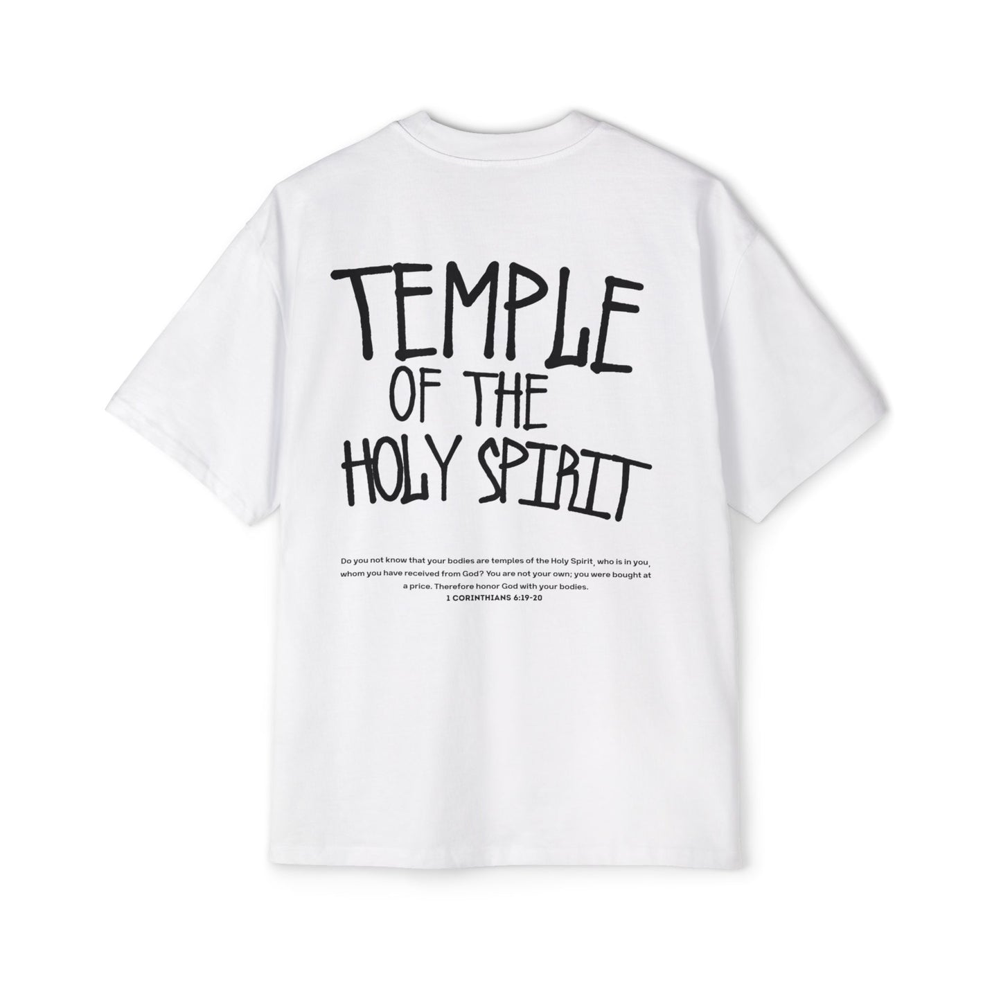 Temple of the Holy Spirit - Heavy Oversized Tee
