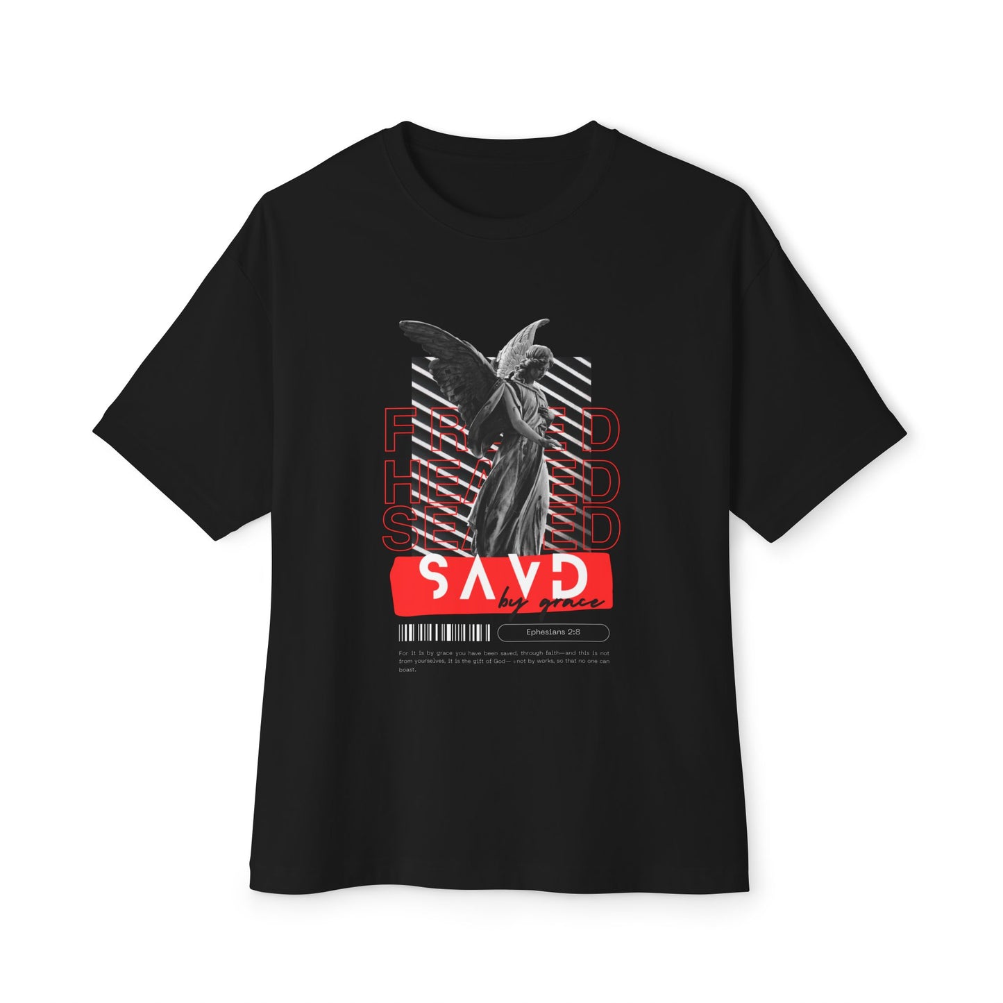 Saved by Grace - Heavy+Boxy Tee