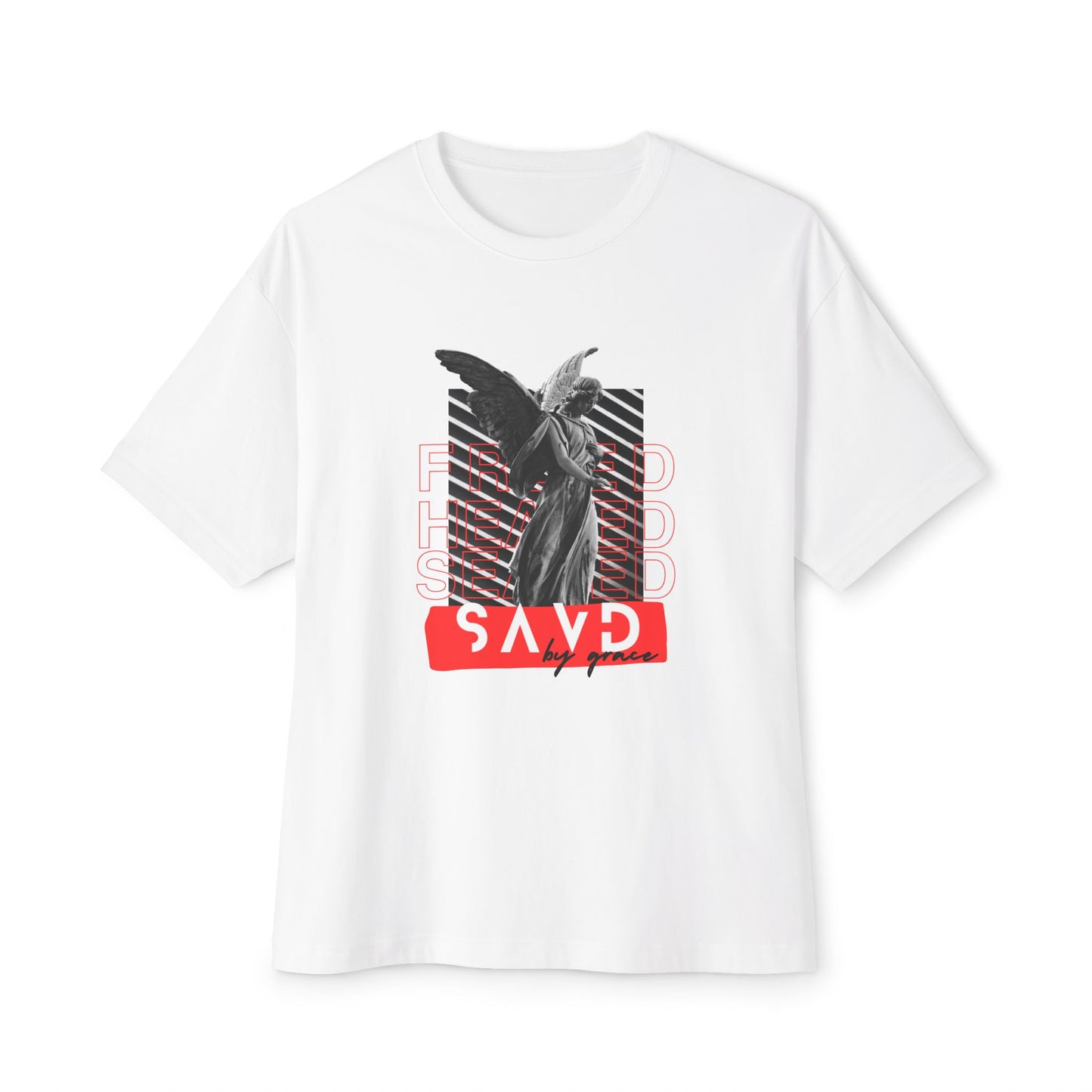 Saved by Grace - Heavy+Boxy Tee