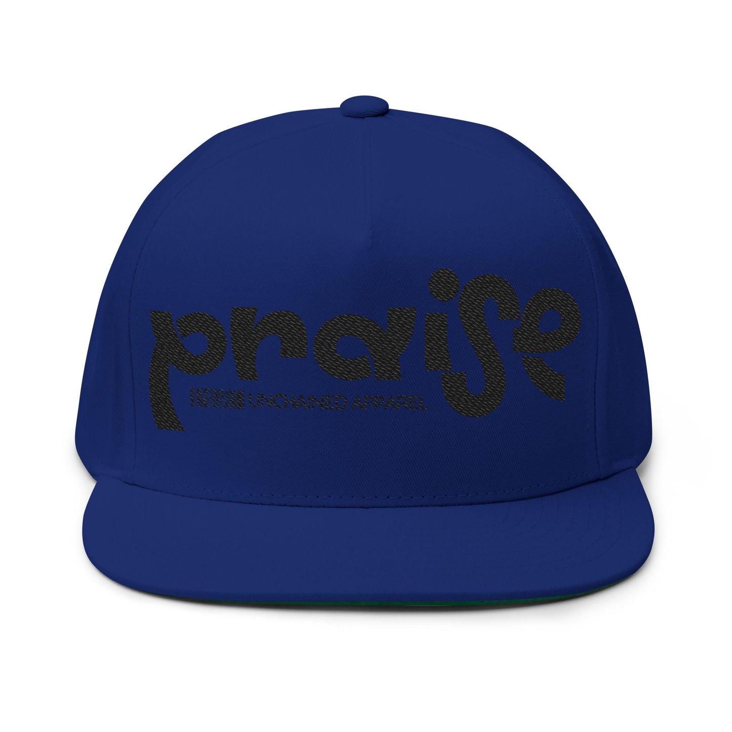 Embroidered Flat Bill Cap - Praise