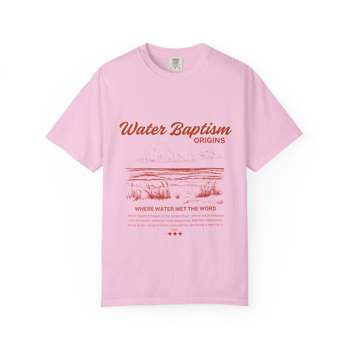 Water Baptism Garment-Dyed Tee