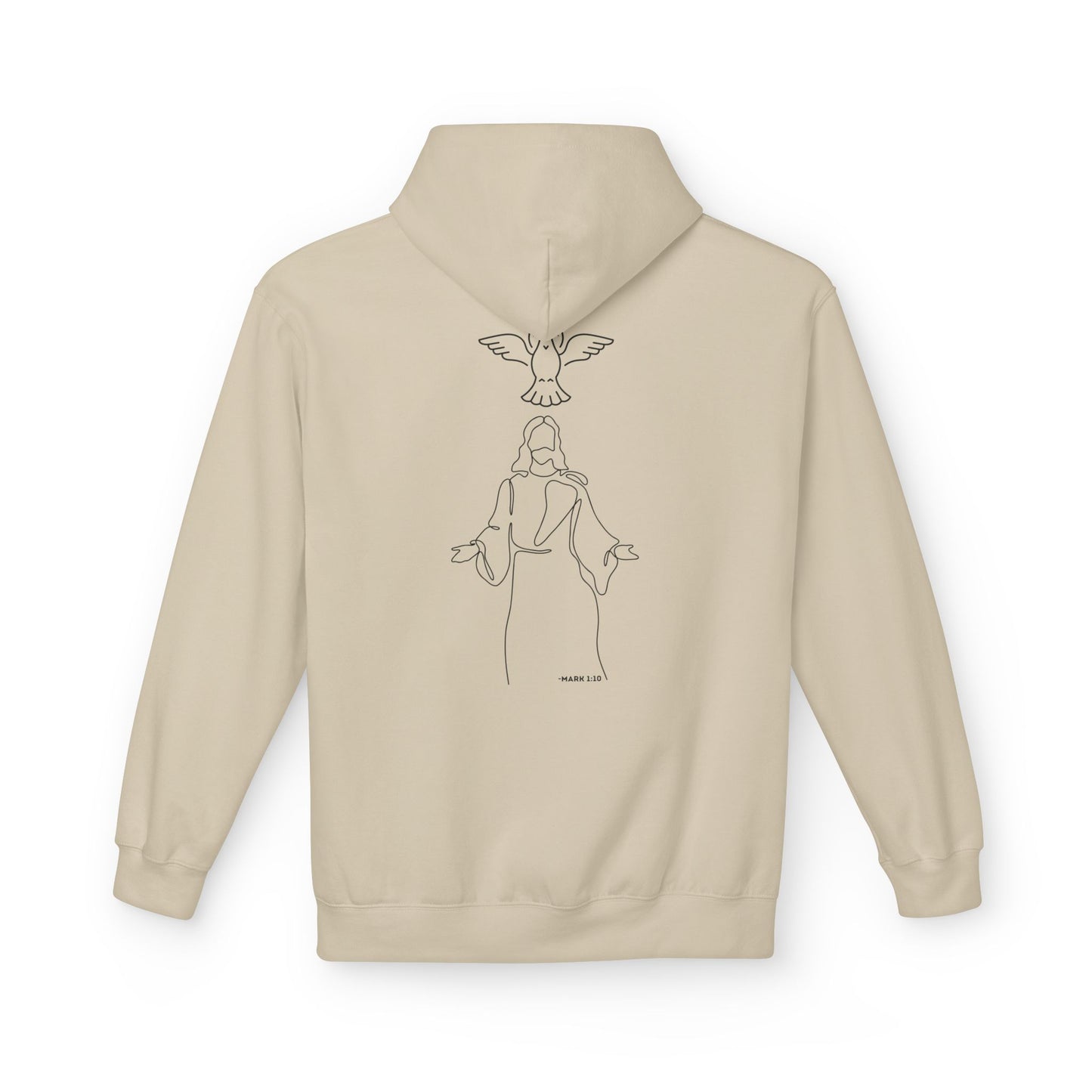 Mark 1:10 - Midweight Fleece Hoodie