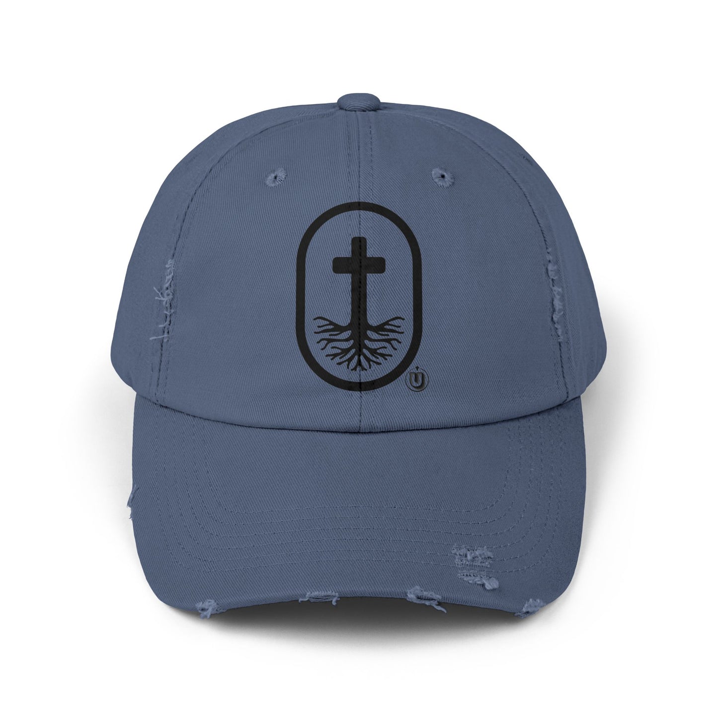 Rooted in Christ Distressed Cap