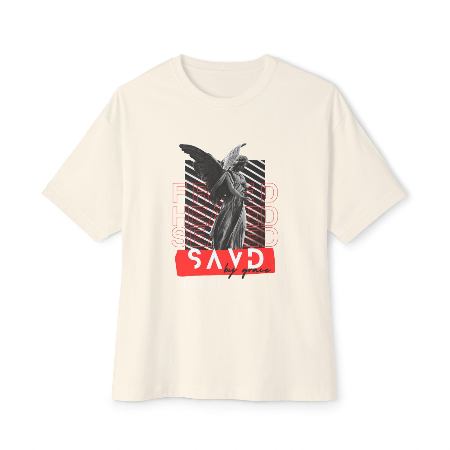 Saved by Grace - Heavy+Boxy Tee