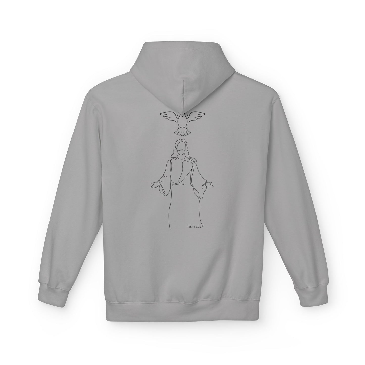 Mark 1:10 - Midweight Fleece Hoodie