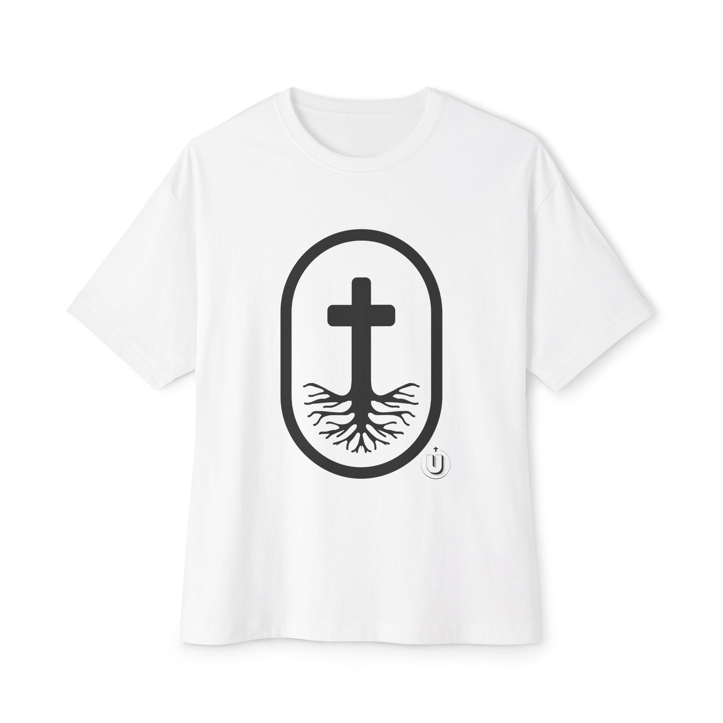 Rooted in Christ - Oversized Boxy Tee