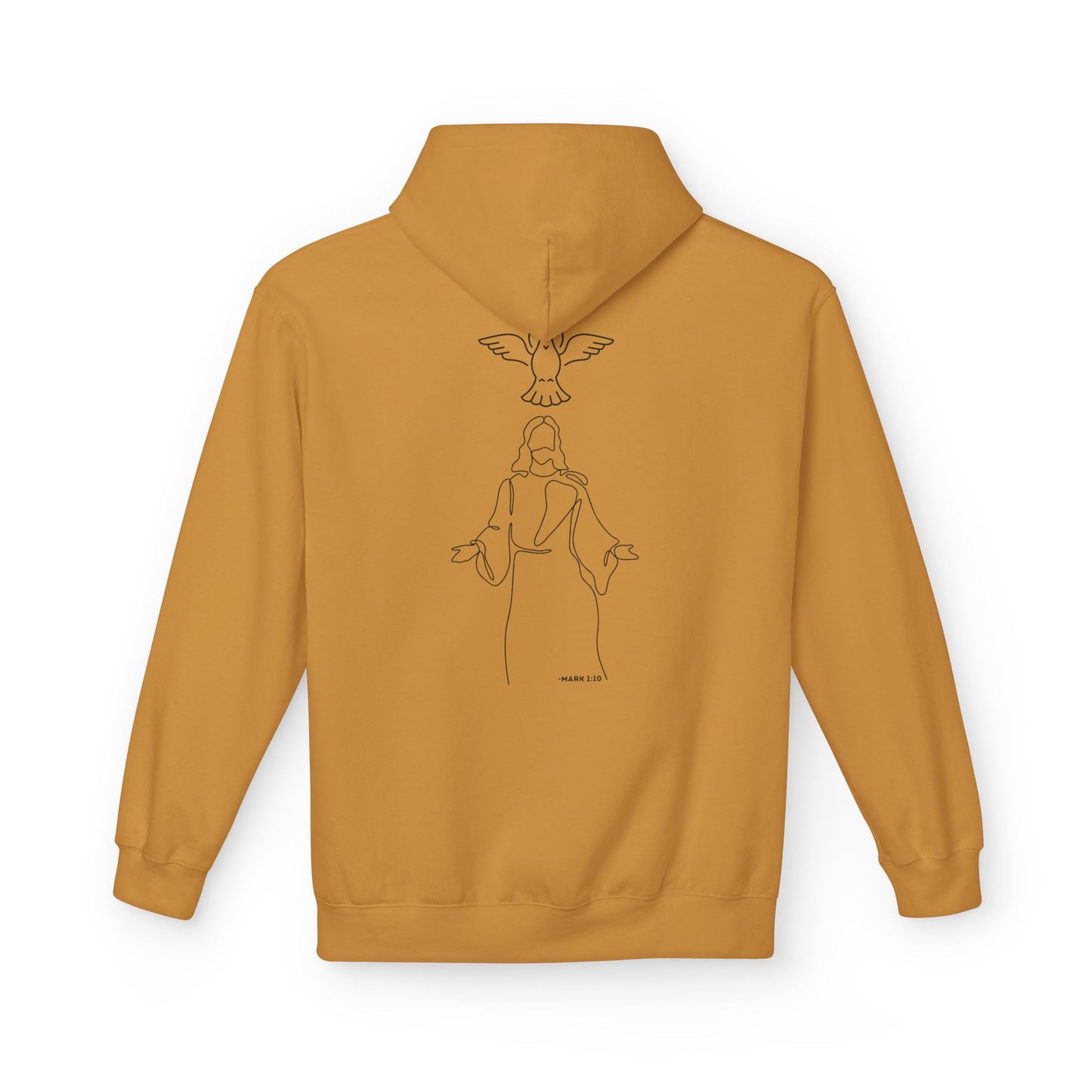Mark 1:10 - Midweight Fleece Hoodie