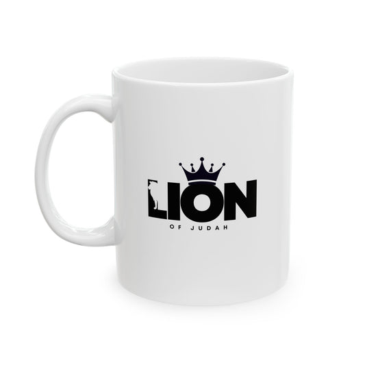 Ceramic Mug featuring 'LION of Judah' Design