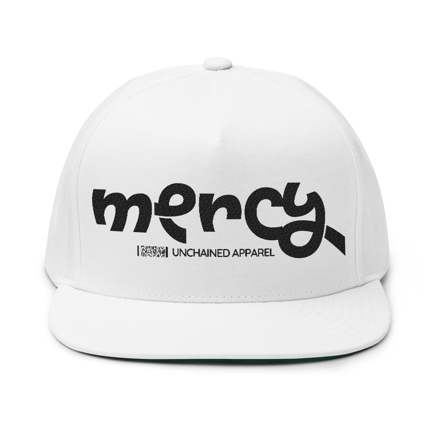 Embroidered Flat Bill Cap - Mercy