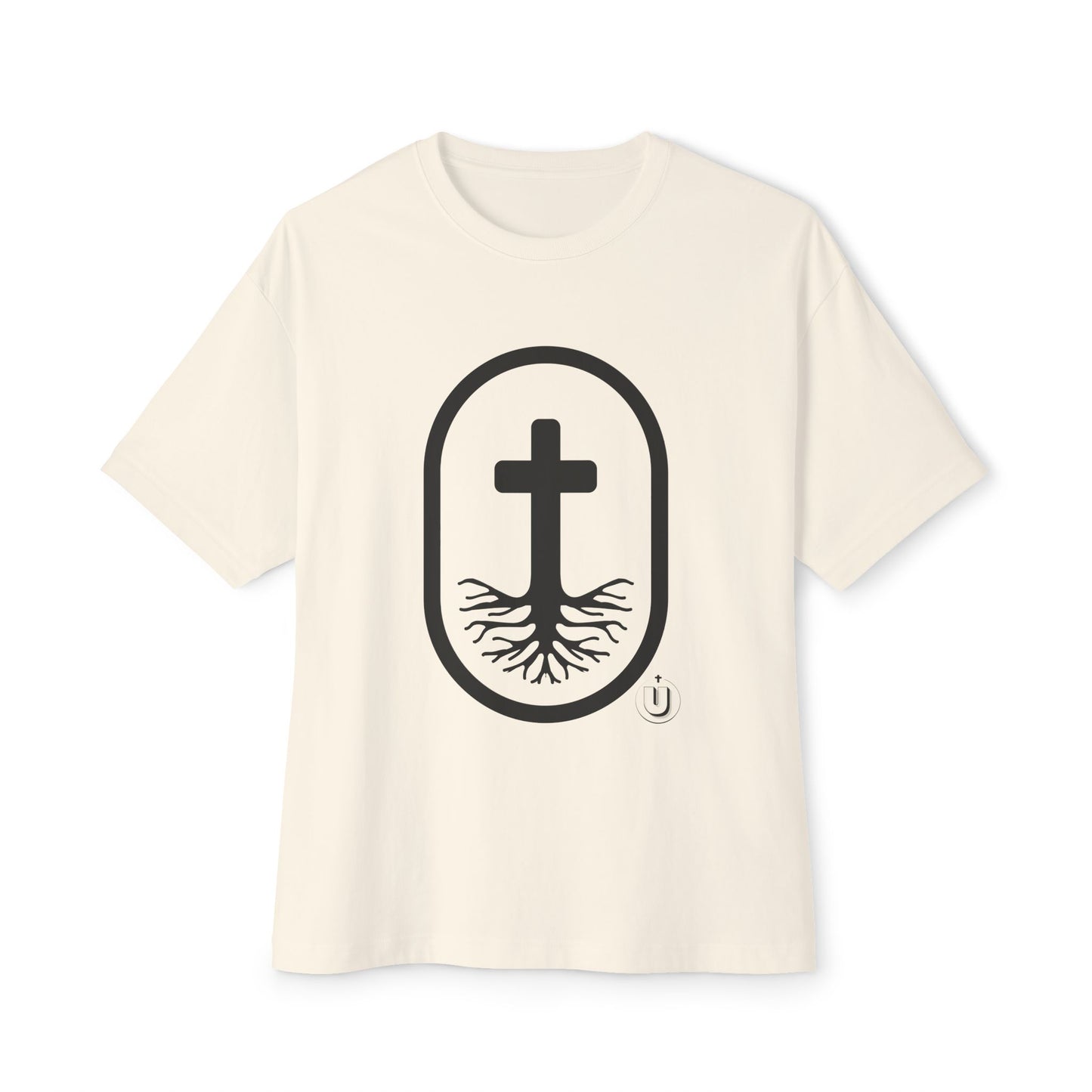 Rooted in Christ - Oversized Boxy Tee