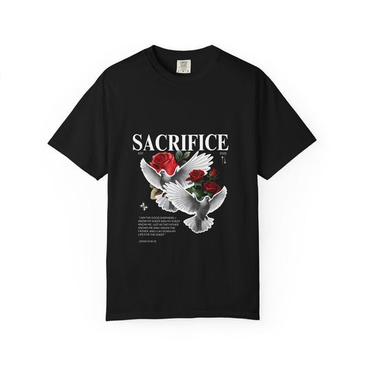 Sacrifice Dove & Roses - Garment-Dyed Tee