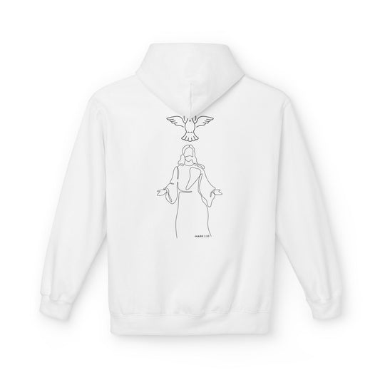 Mark 1:10 - Midweight Fleece Hoodie
