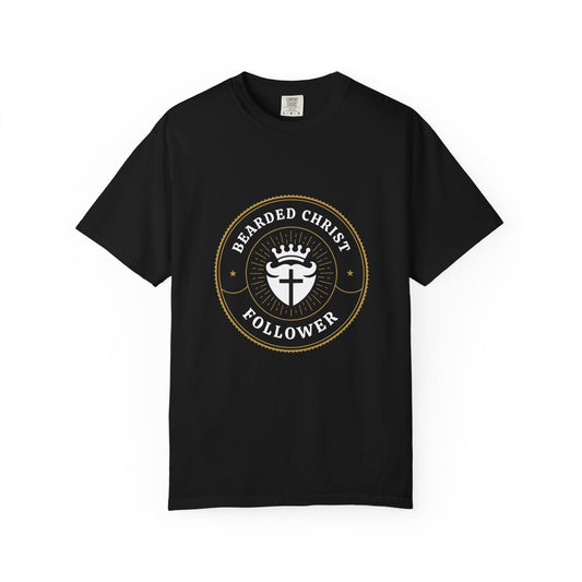 Bearded Christ Follower -  Garment-Dyed Tee