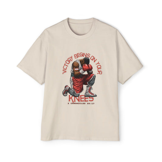 Victory on our Knees - Heavy Oversized Tee
