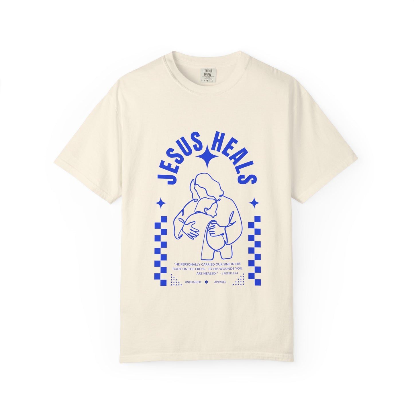 Jesus Heals - Garment-Dyed Tee