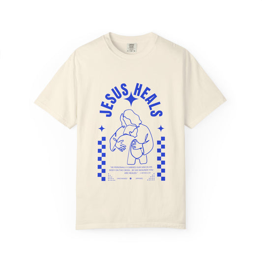 Jesus Heals - Garment-Dyed Tee