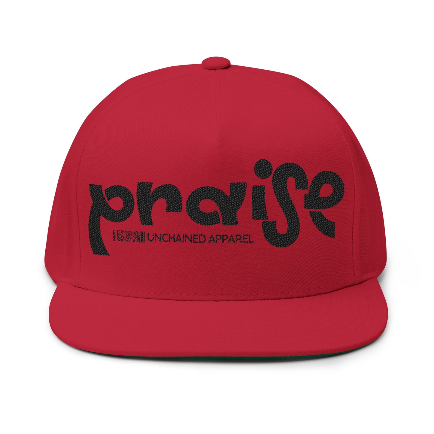 Embroidered Flat Bill Cap - Praise