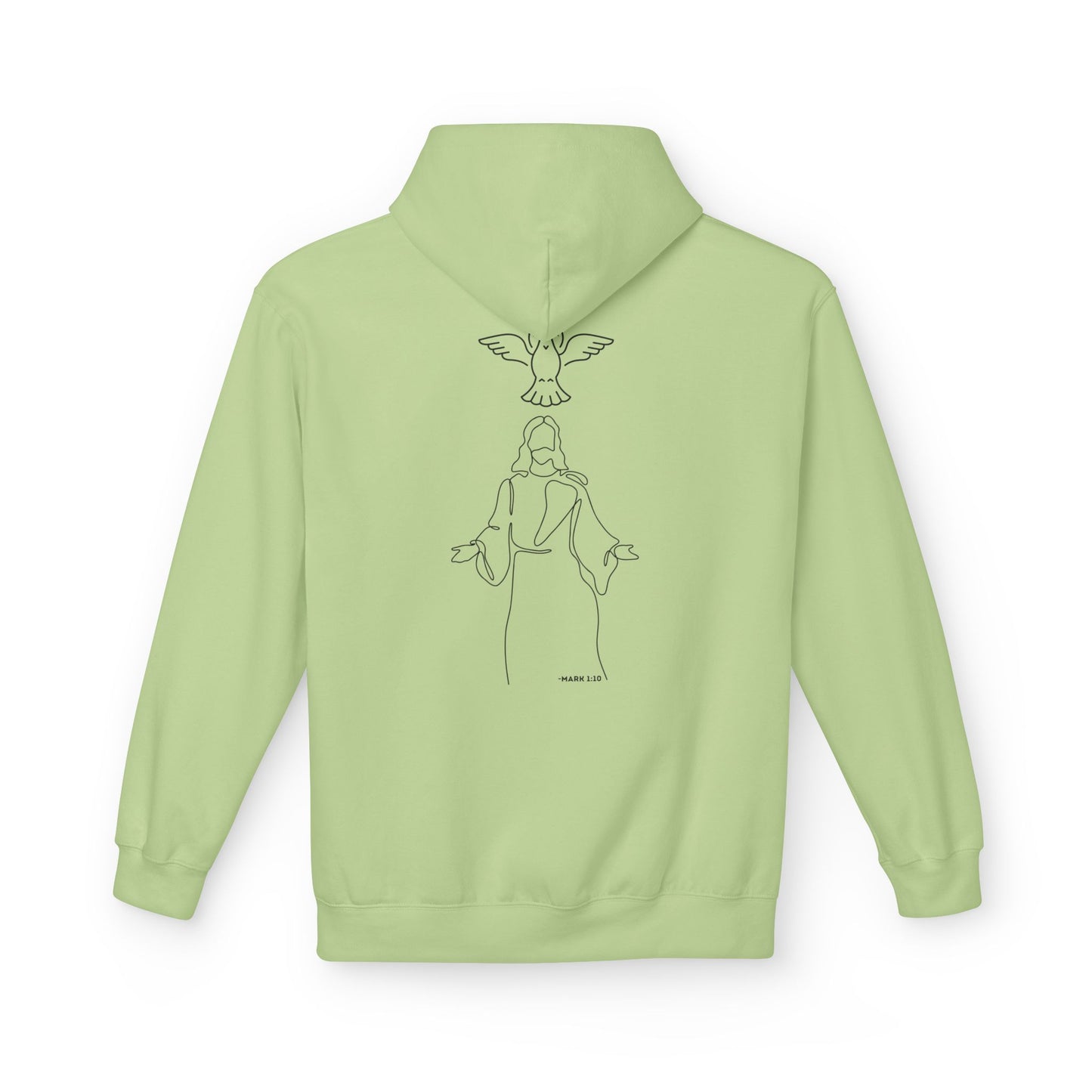 Mark 1:10 - Midweight Fleece Hoodie