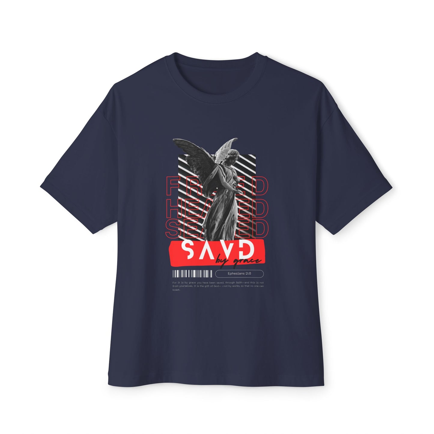 Saved by Grace - Heavy+Boxy Tee