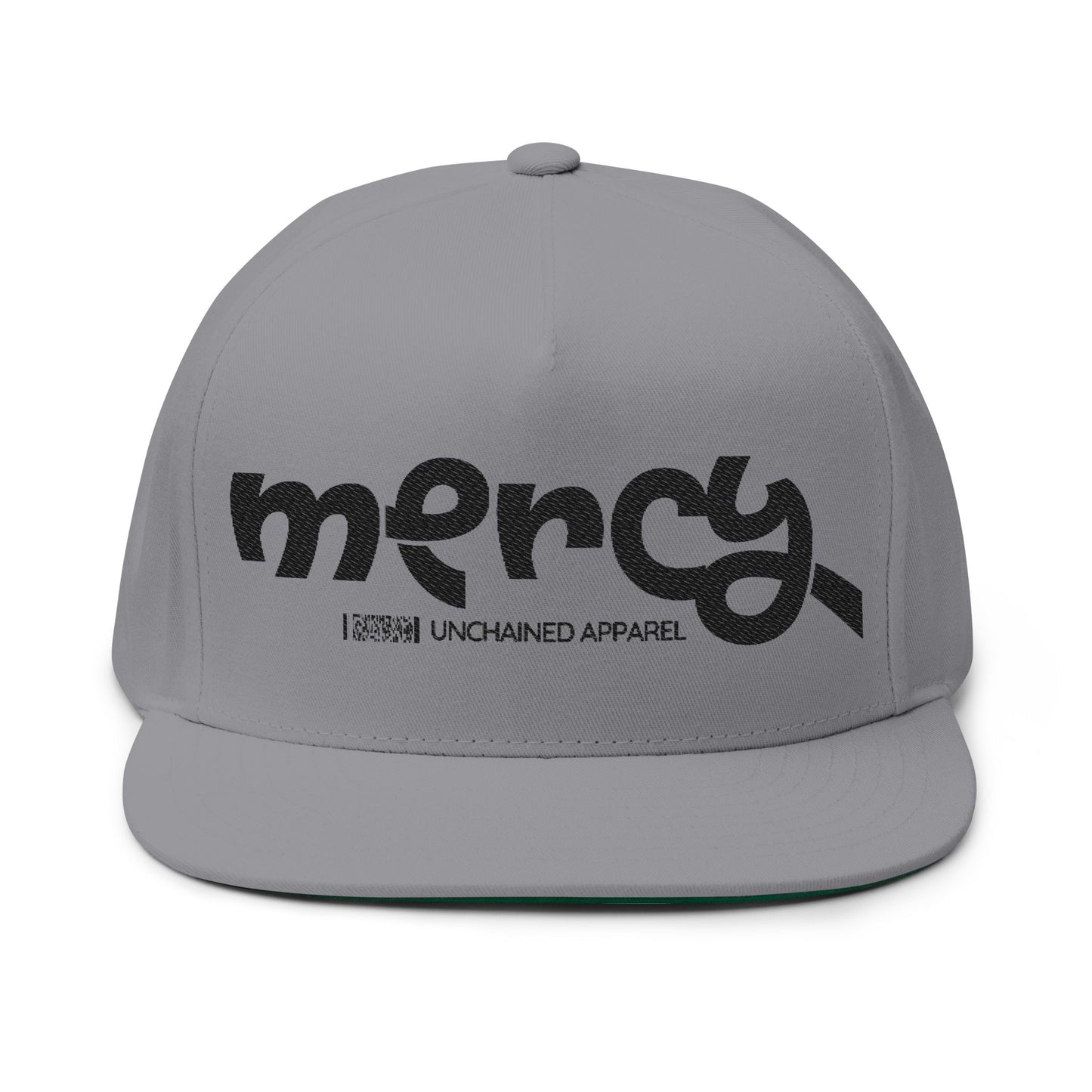 Embroidered Flat Bill Cap - Mercy