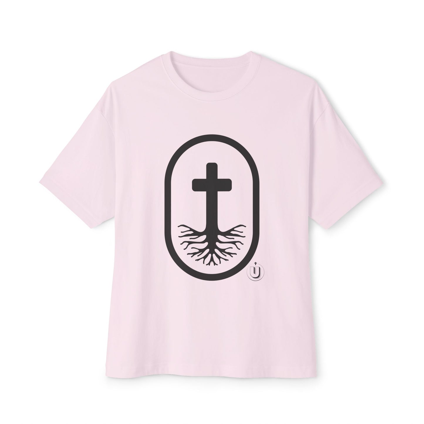 Rooted in Christ - Oversized Boxy Tee